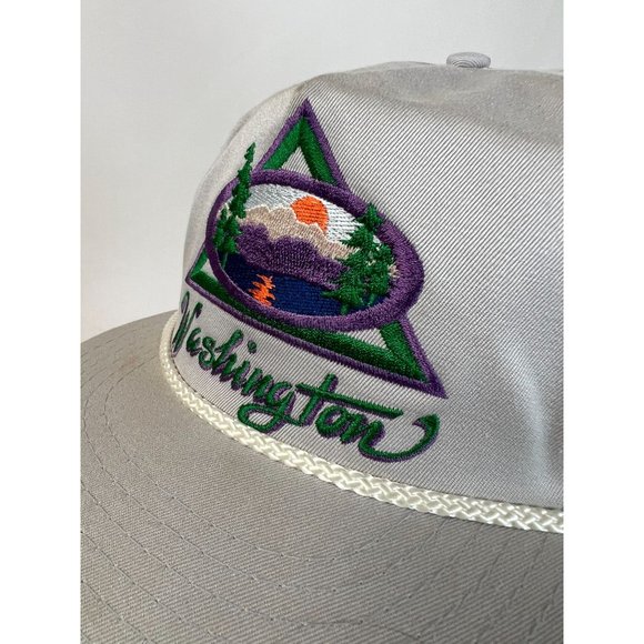 Smith Western Washington State Cap OS Adjustable White Polyester Blend - Picture 7 of 16